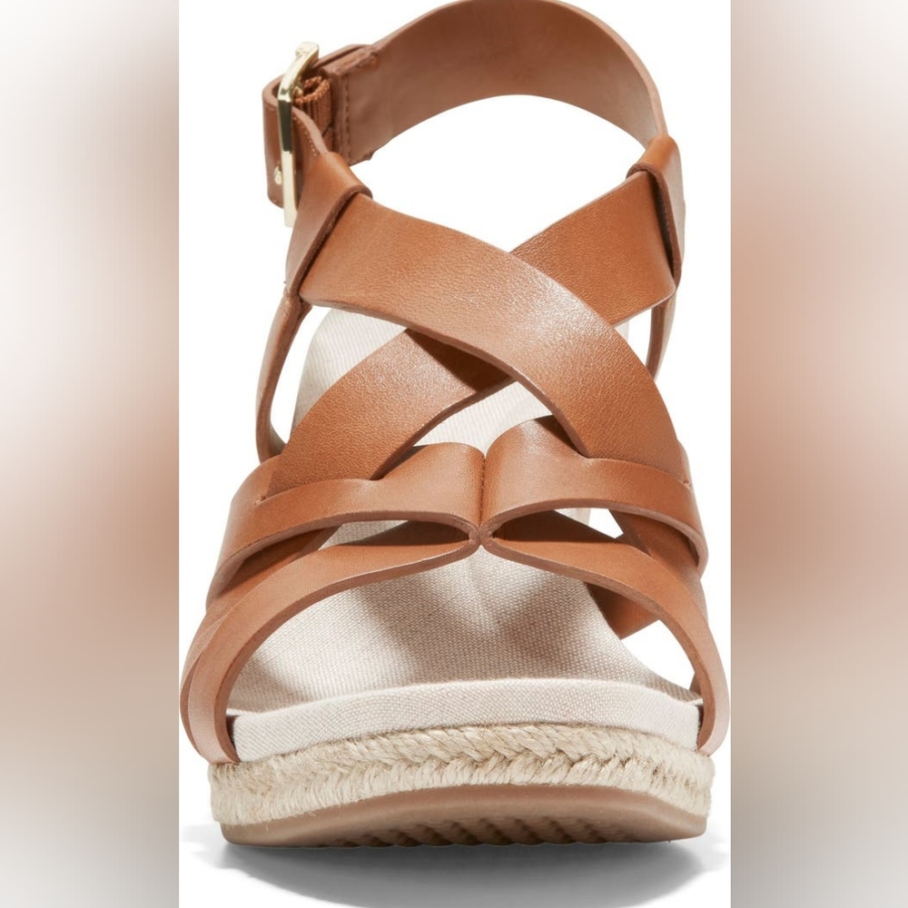 👣COLE HAAN Crystal Espadrille Sandal in Honey - Picture 3 of 13